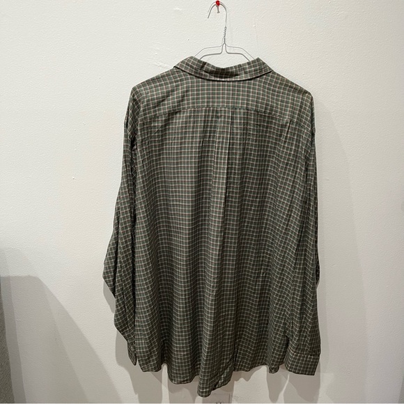 Ralph Lauren Green Plaid Button Down Shirt - Picture 3 of 5